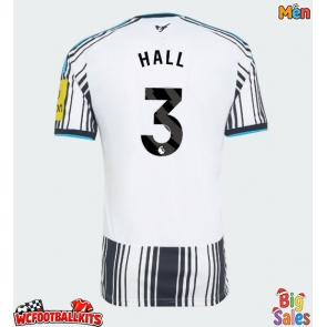 Newcastle United Lewis Hall #3 Replica Home Stadium Shirt 2026-27 Short Sleeve